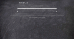 Desktop Screenshot of distionary.com